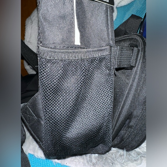 PUMA Backpack w/ Detachable Front Logo Pouch ~ Black w/ White Logo Design - Picture 8 of 11